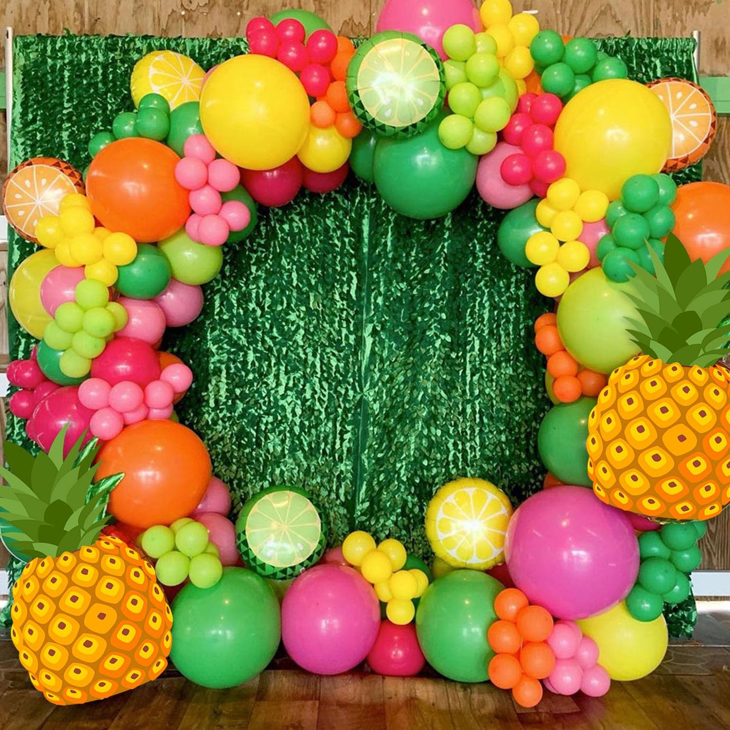 149pcs Twotti Fruity Balloon Arch Kit - Pastel Pink Yellow Green