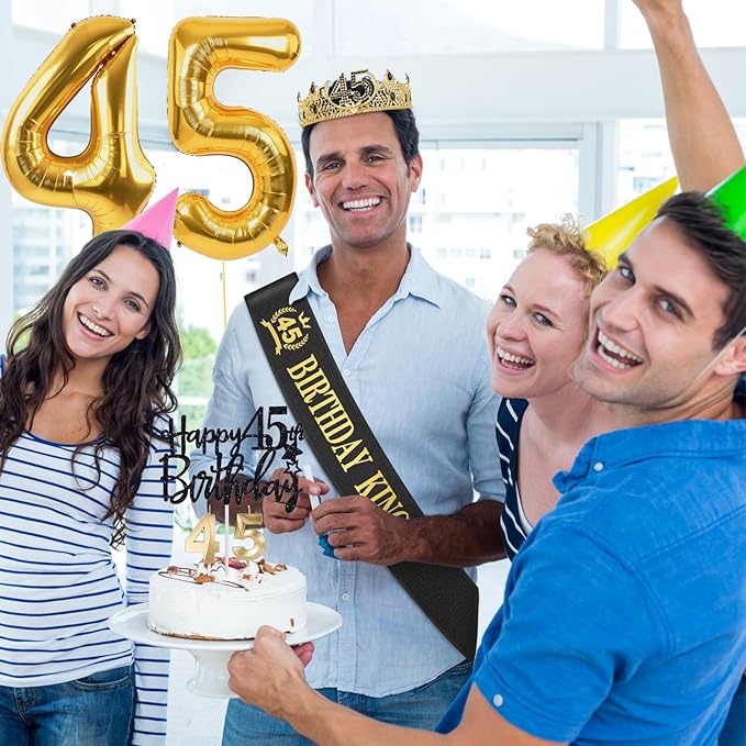 45th Birthday Gifts for Men 45th Birthday Decorations for Men Party