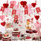Valentines Day Decorations Kit 31 PCS Valentine's Swirl Hanging