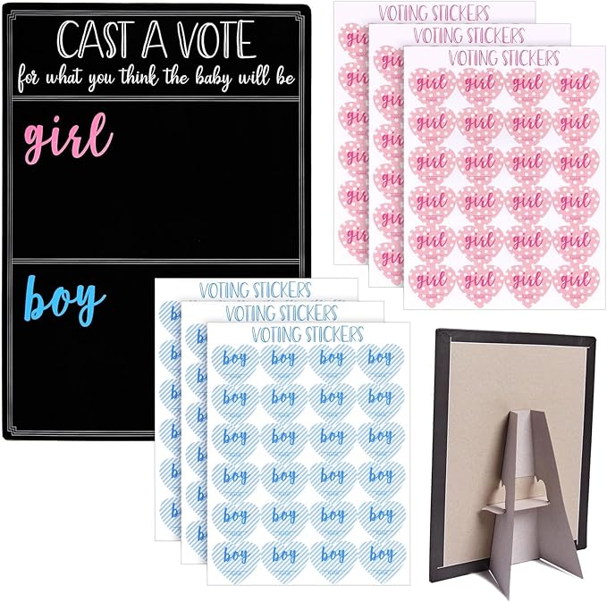 Boy or Girl Voting Board Interactive Gender Guessing Board Classic