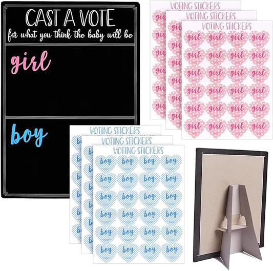 Boy or Girl Voting Board Interactive Gender Guessing Board Classic