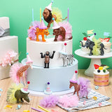 27 Pcs Jungle Animal Cake Topper Animals Figures Birthday Party