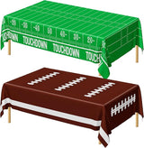 QZYL Football Party Decorations 2026, Disposable Football Tablecloth,
