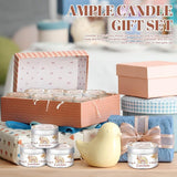 MTLEE 24 Pcs Boho Baby Shower Party Favors Candles Lavender Scented
