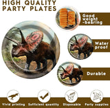 72PCS Dinosaur Birthday Plates Dinosaur Party Supplies Dino World