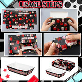 72 Pcs Movie Night Supplies Paper Movie Snack Trays Set Include 24