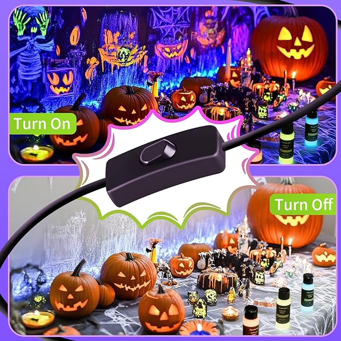 100W LED Black Lights Blacklight Flood Light for Halloween