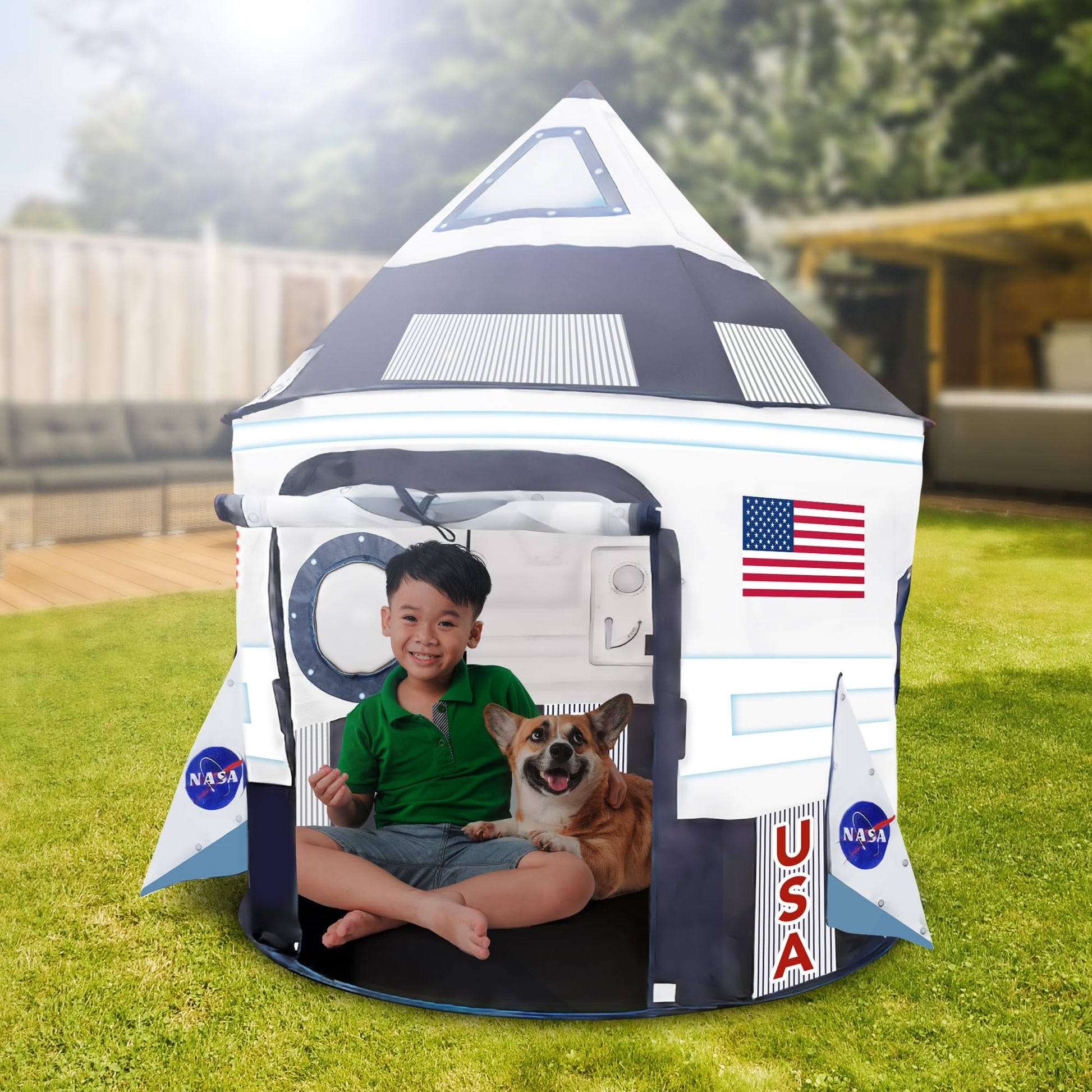 Kids Tent Indoor Pop up Play Tent for Kids, Outer Space