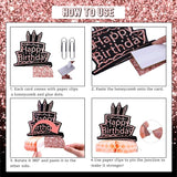 60th Birthday Decorations for Women, 9pcs 60th Birthday Party Table