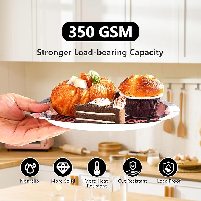 96Pcs Retirement Party Decorations Black Rose Gold Retirement Plates