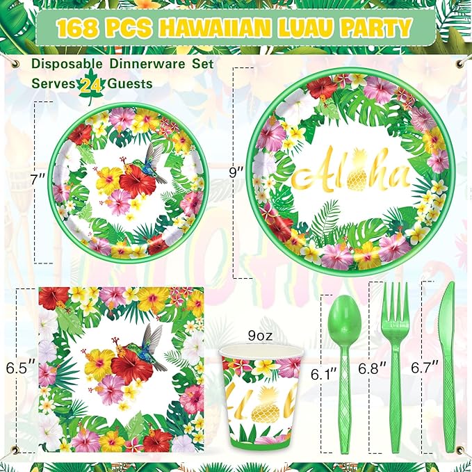 Hawaiian Luau Party Decorations Supplies Tropical Aloha Birthday