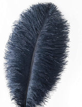 Ballinger Navy Blue Ostrich Feathers Plumes - 24pcs 10-12inch Craft