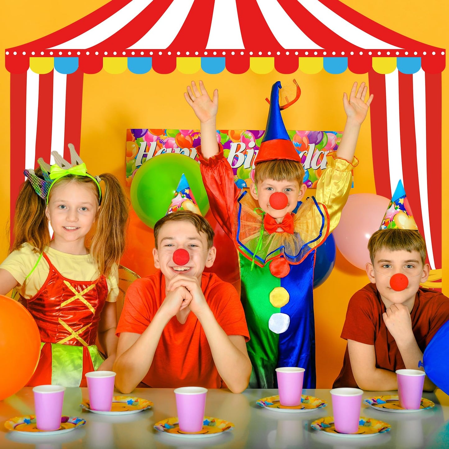 Ziliny 3 Pcs Carnival Party Decorations Circus Tent Awning Hallow Na