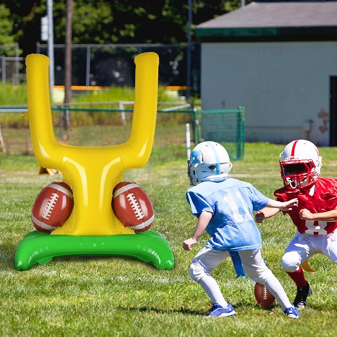 Football Party Supplies Kit Touchdown Letter Balloon Goal Post &