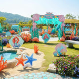 4 Pcs Large 22 x 30 Mermaid Cardboard Cutouts Mermaid under the sea