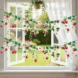 Strawberry Garland Banner Berry First Birthday Decor Strawberry