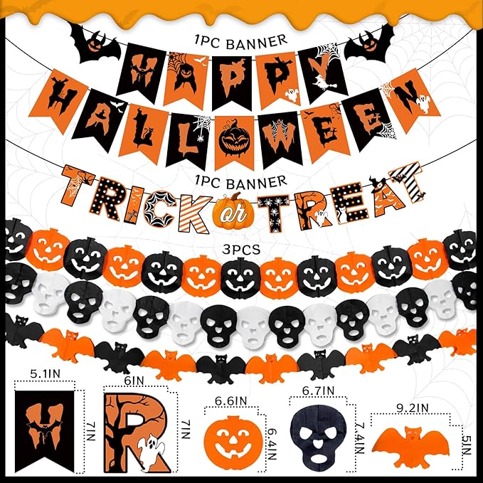 Halloween Party Decorations Happy Halloween Banner Kit Including