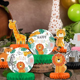 Safari Birthday Decorations Table Centerpiece Jungle Animals Theme