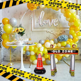 Old Zone Inflatable Barricade + Cone for Over The Hill Party
