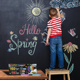 160 PCS Sidewalk Chalk for Kids - 14 Colors, 10 Glitter, 10 Neon