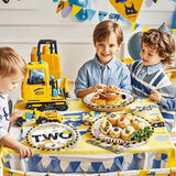 96 Pcs Construction 2nd Birthday Party Supplies Construction Truck