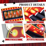 4 Pcs Casino Night Party Entryway Banner Decorations Casino Theme