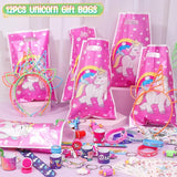 146Pcs Unicorn Party Favors Birthday Supplies Girls Headband Bag