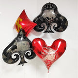 Casino Party Decorations 42Pcs Poker Night Balloons with Giant