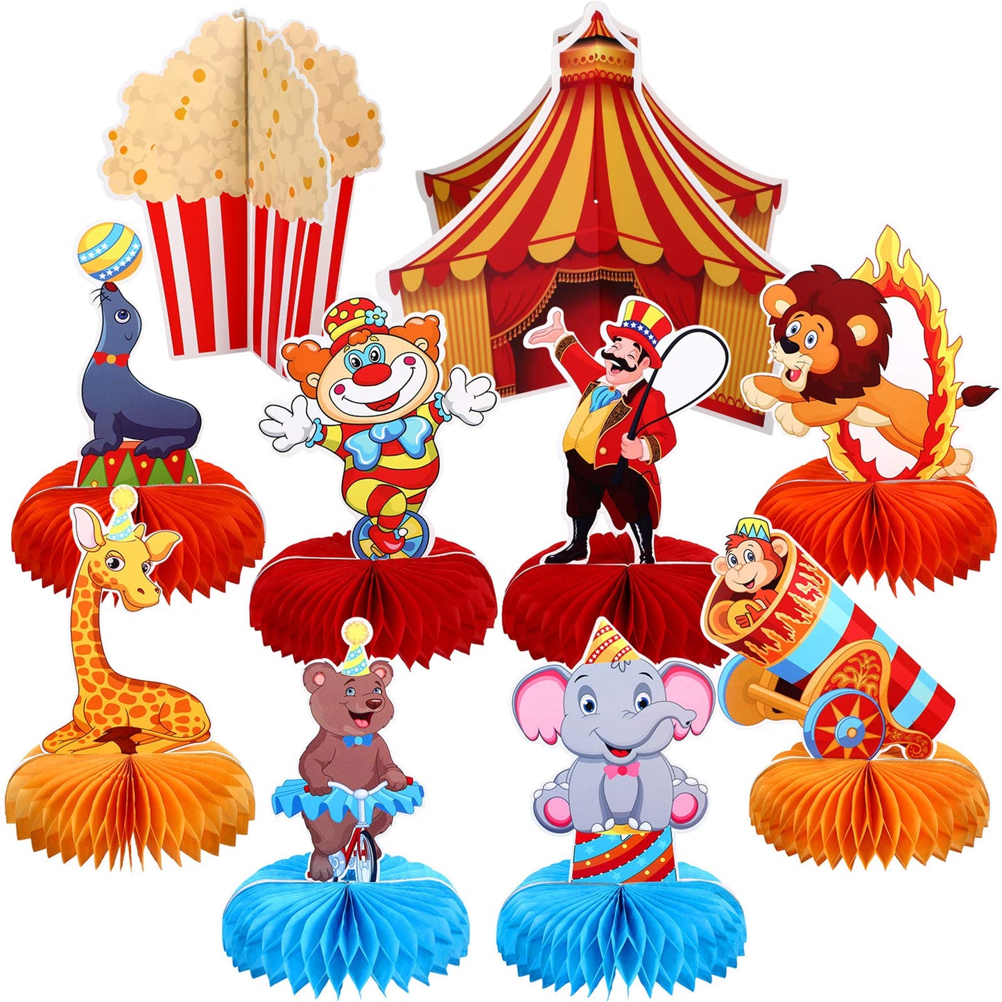 10 Pieces Carnival Party Decorations Circus Theme Party Decorations