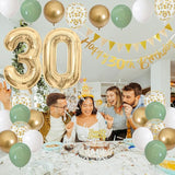 30th Birthday Decorations for Women Men Happy Banner With Cake
