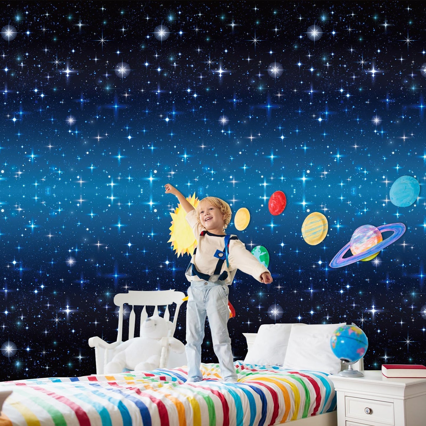 Space Galaxy Party Decoration Tablecloth Roll 1200 x 52