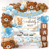 We Can Bearly Wait Baby Shower Decorations Teddy Bear Boho Balloons