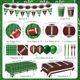Football Party Decorations Includes Plates Napkins Cups Banner