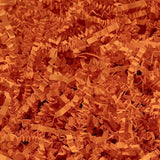 Mefleet 2 LB Crinkle Cut Paper Shred Filler Orange Crinkle Shredded