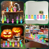 120 Pcs Colorful Mini Alien Figures Bulk Glow in The Dark