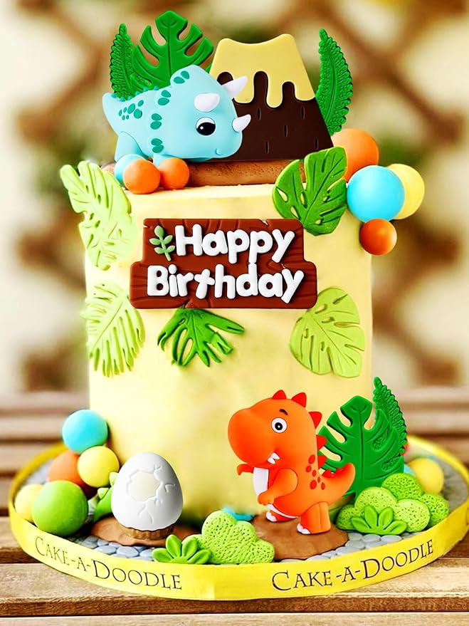 Dinosaur Cake Topper Luxury Little Dinosaur Cake Decorations Little