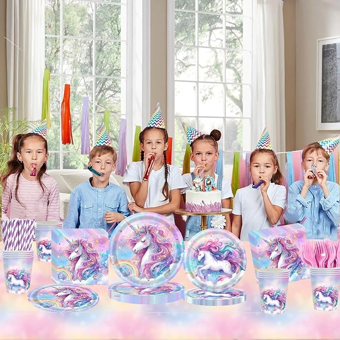 Unicorn Birthday Decorations Rainbow Unicorn Party Decorations