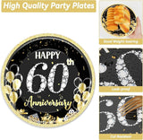 50 Guests 60th Anniversary Plates and Napkins Party Supplies 60th