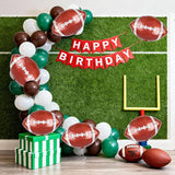Biapian 26 Inch Football Balloons Set, Football Party Decorations, 6