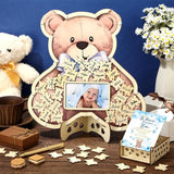 63 Pcs Bear Baby Shower Guest Book Alternatives Set Baby Shower