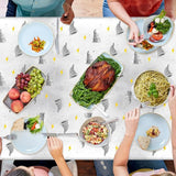 3Pcs Two Nado Party Tablecloths - Gray Tornado Birthday Party Table