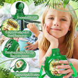 Eaasty 12 Set Jungle Safari Party Supplies Kids Canteens with Strap