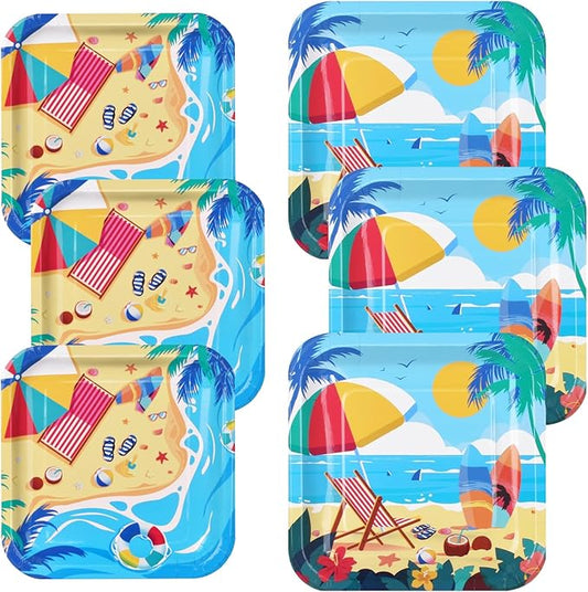 80 PCS Beach Theme Party Supplies Set Ultimate Summer Pool Pack with