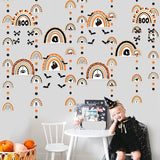 Halloween Party Decoration Black Orange Spooky Rainbow Hanging
