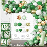 Cocomigo 248pcs Wild One Birthday Decorations for Boy Complete Wild