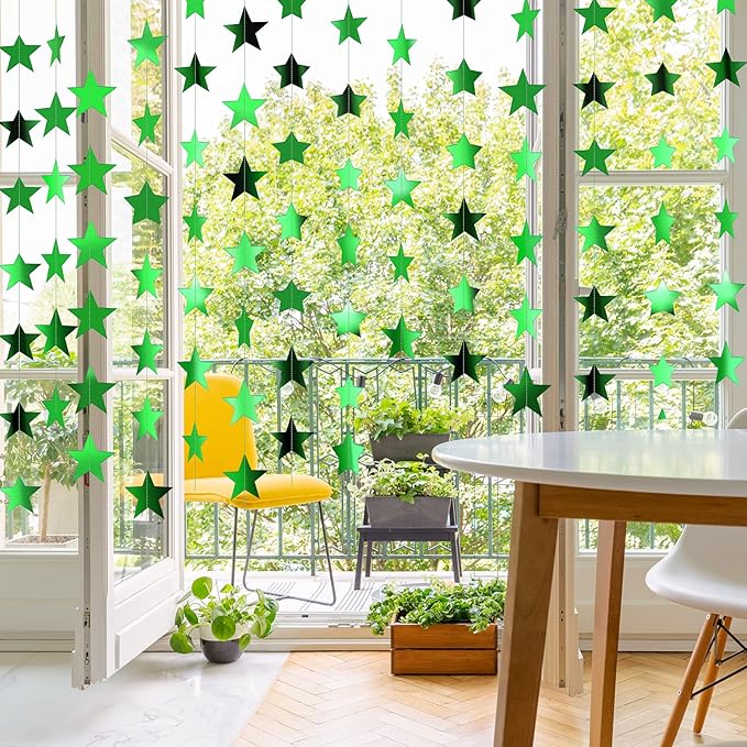 Patelai Glitter Star Garland Banner 2026 Graduation Decor 130 Feet #12