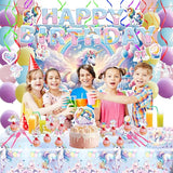 220Pcs Unicorn Party Birthday Supplies Unicorn Party Decorations