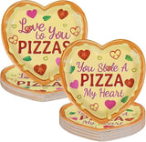 50Pcs Valentine's Day Paper Plates 9 Heavy Duty Disposable Love You