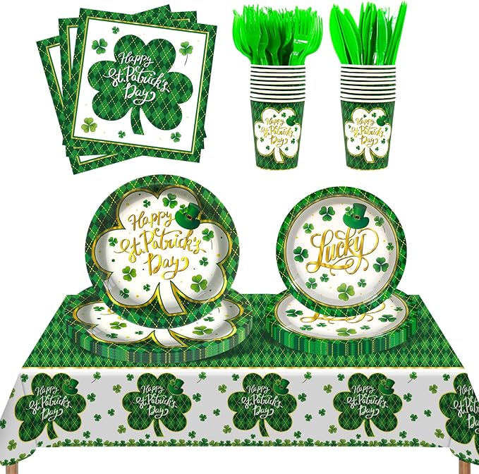 151pcs St Patricks Day Party Supplies St Patrick's Day Party
