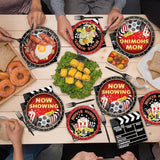 Movie Night Party Plates Movie Themed Paper Tableware Now Showing